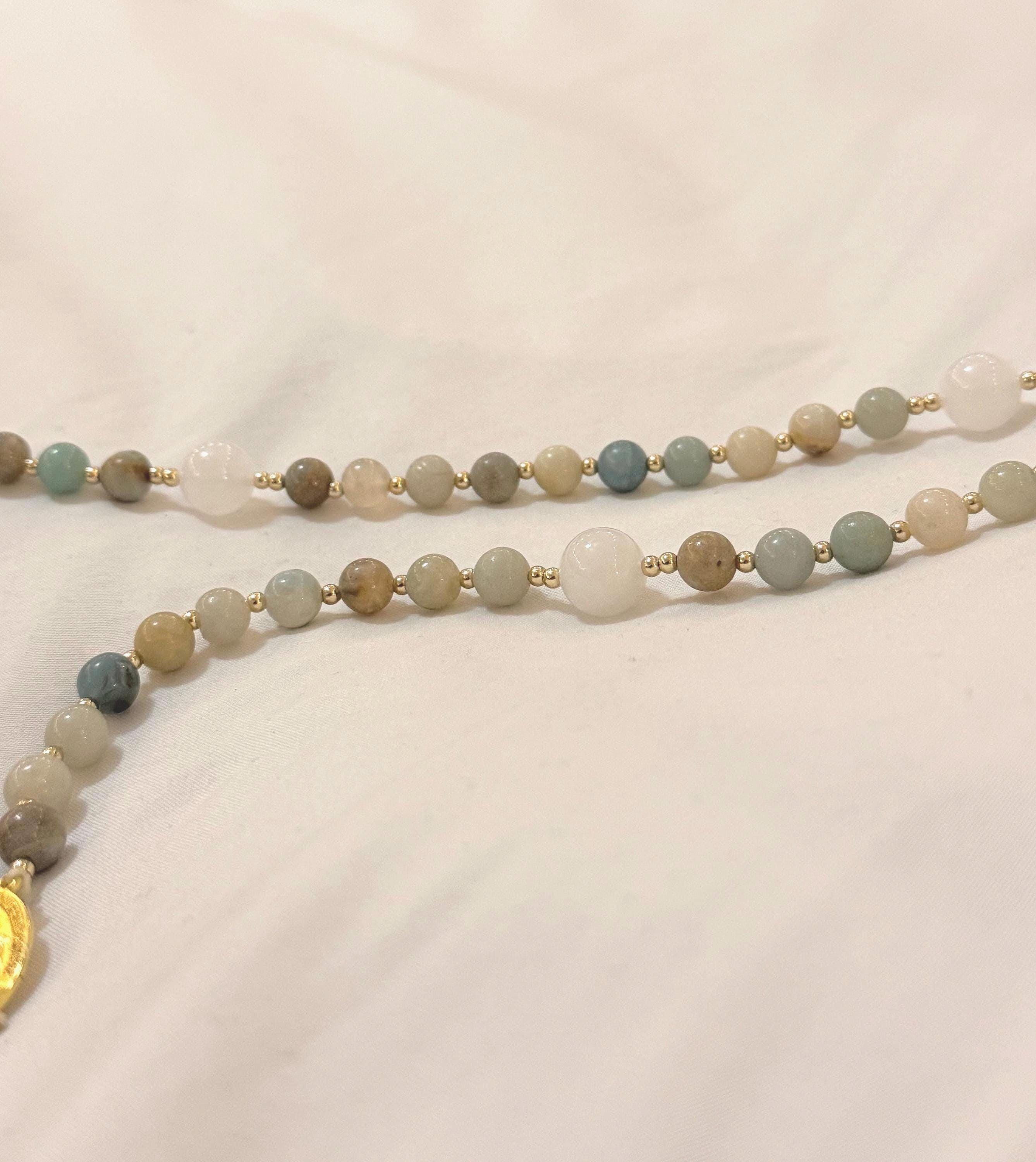 The “From the Dirt” Brown and Green Handmade Rosary