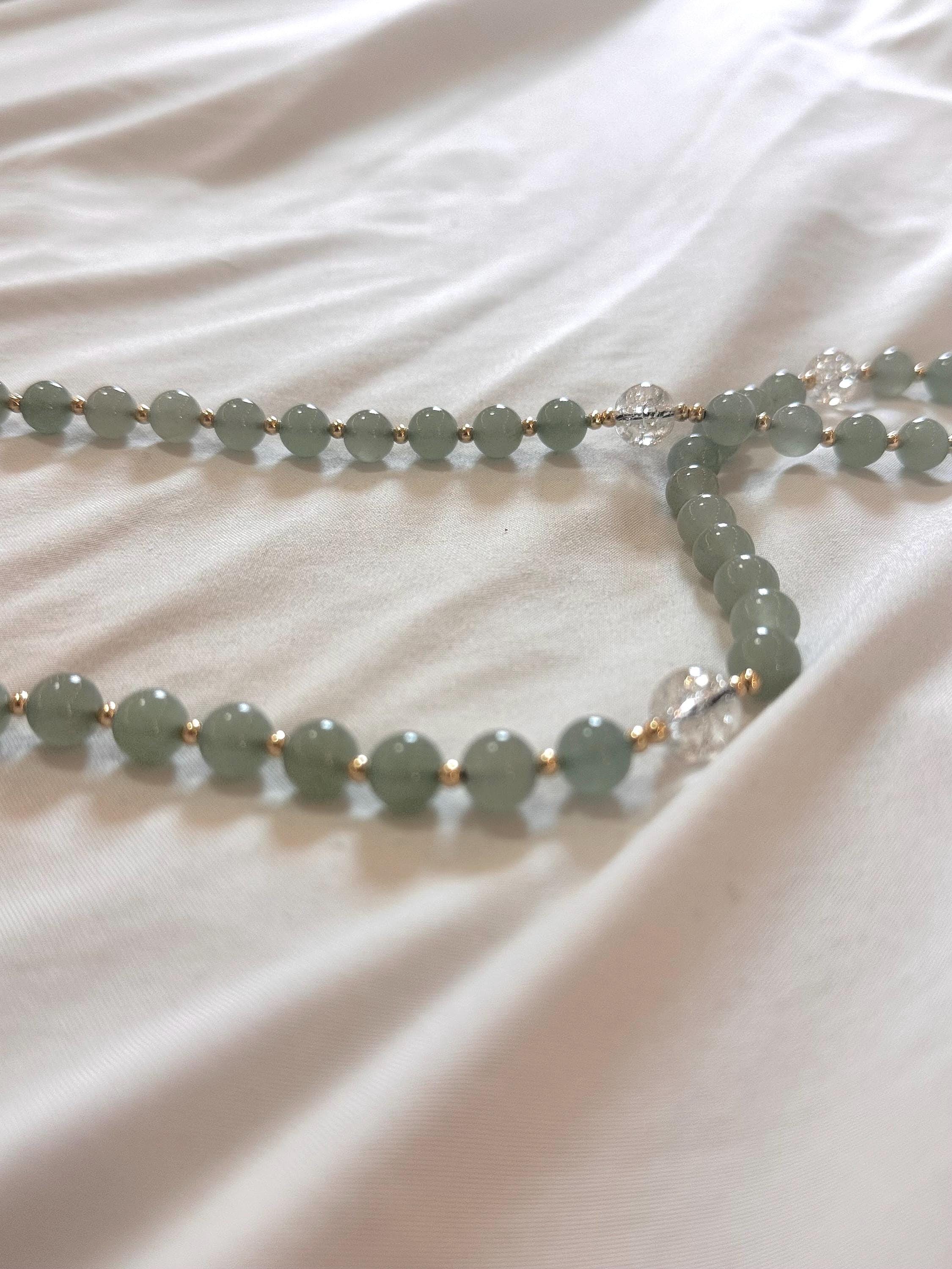 The “In All Things” Handmade Green Rosary