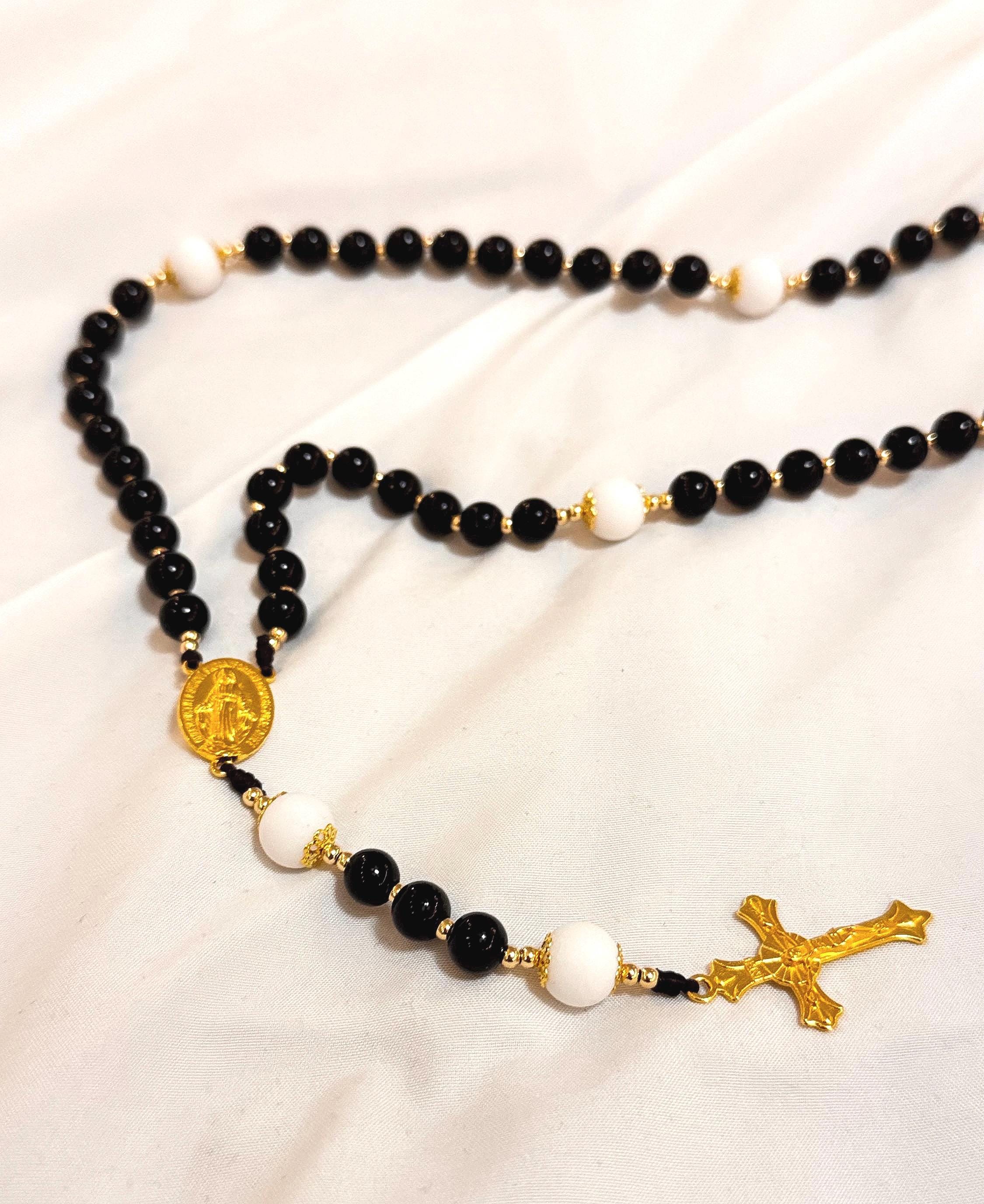 The “Missionary” Black Handmade Rosary