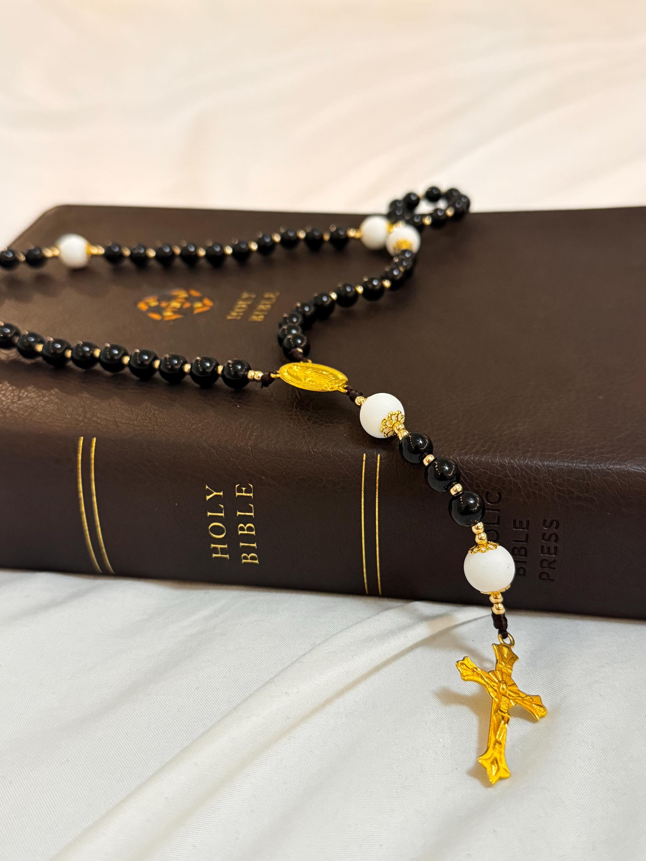 The “Missionary” Black Handmade Rosary