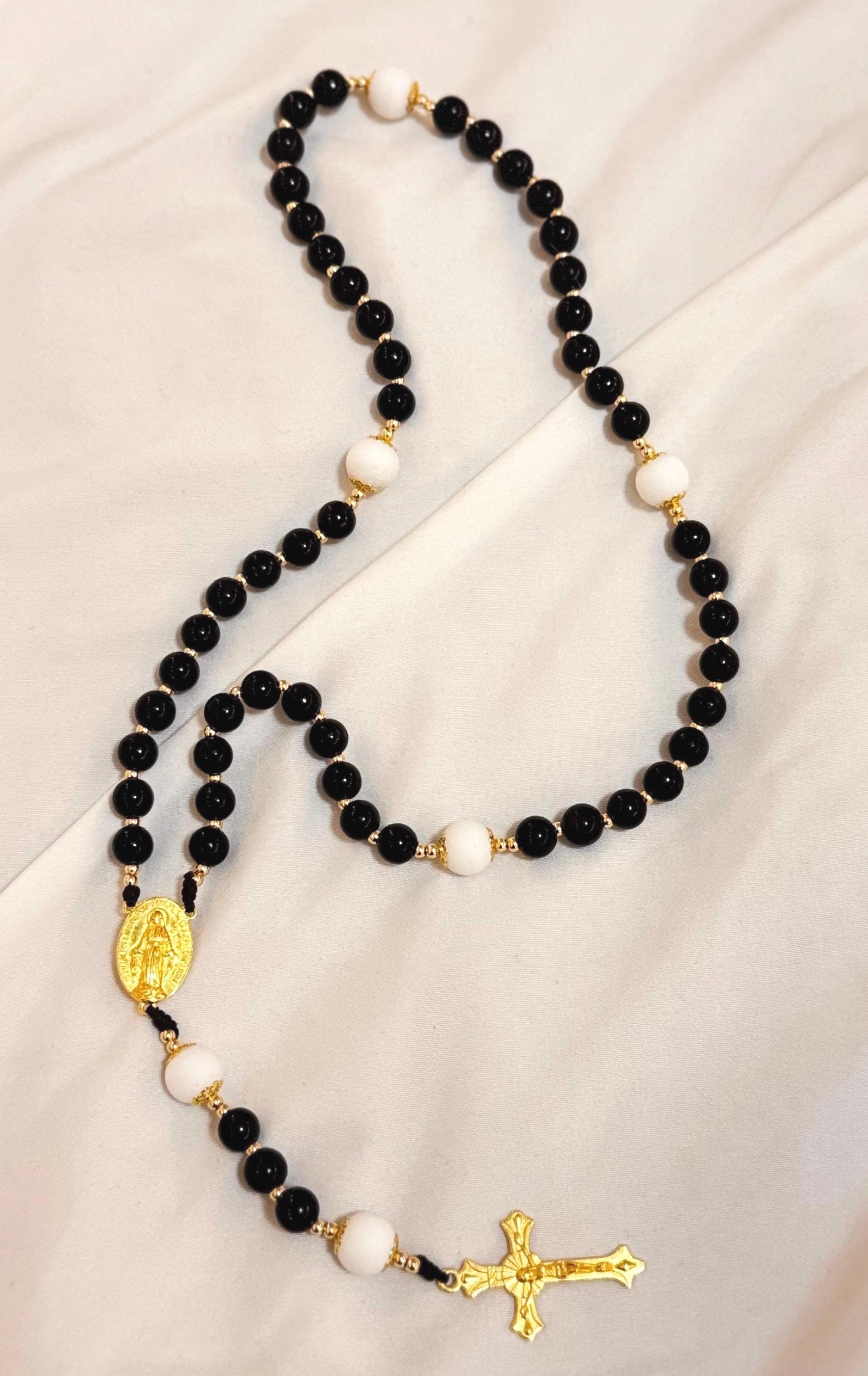 The “Missionary” Black Handmade Rosary
