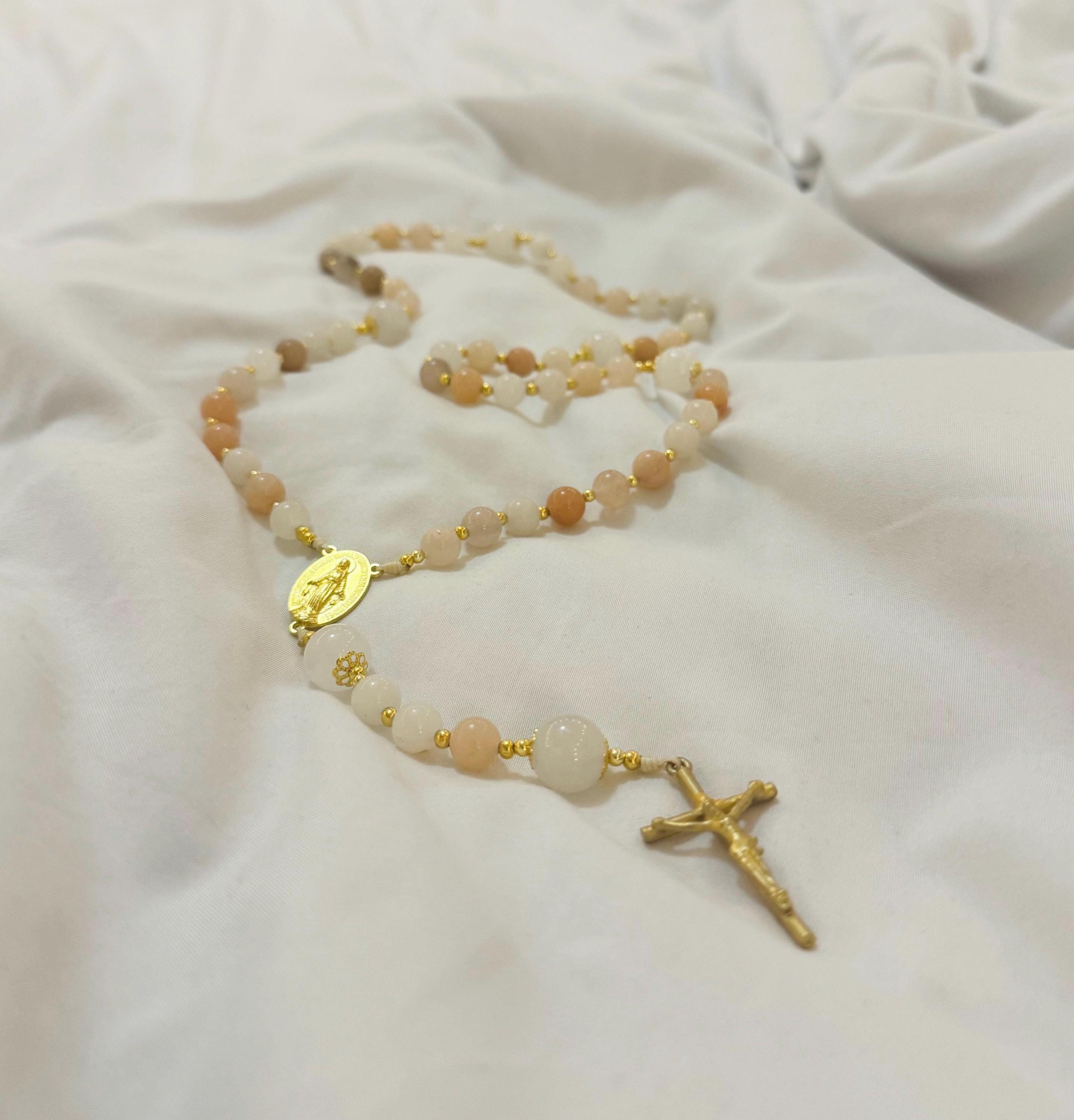 The “Love” Pink Handmade Rosary