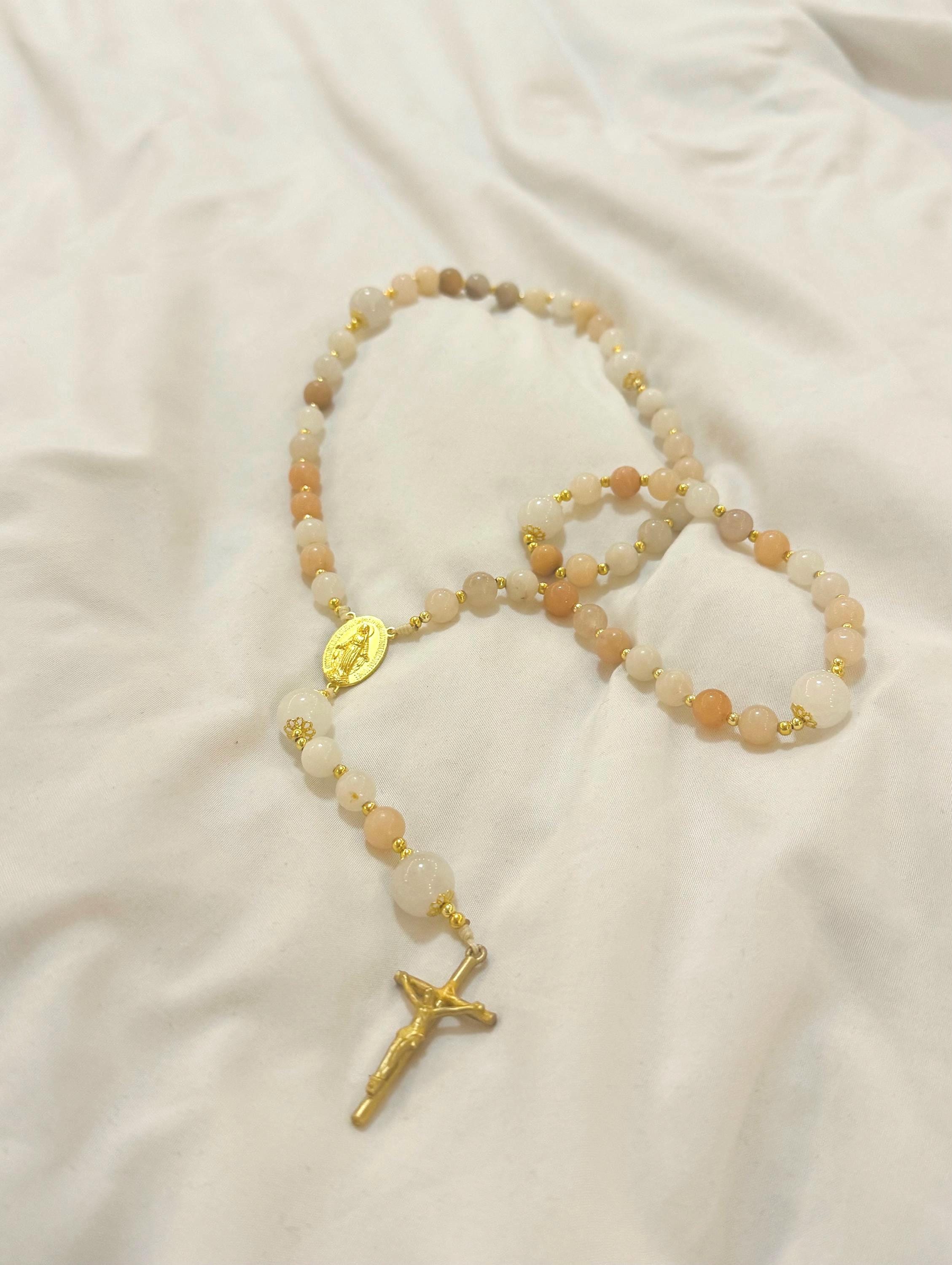 The “Love” Pink Handmade Rosary