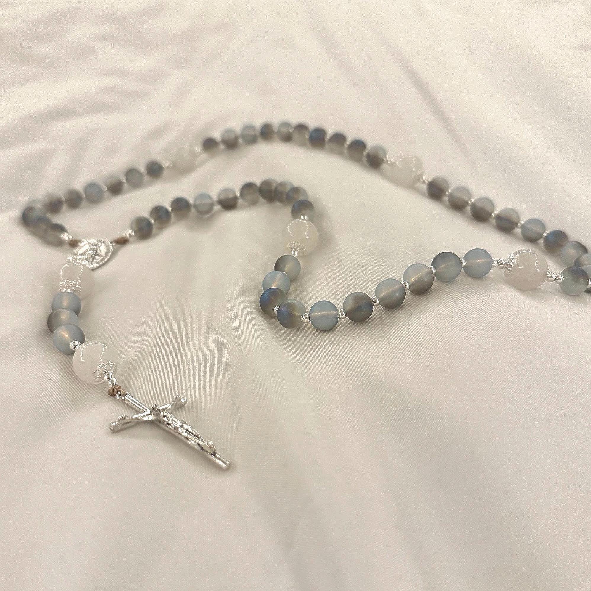 The “Red Sea” Handmade Blue Rosary