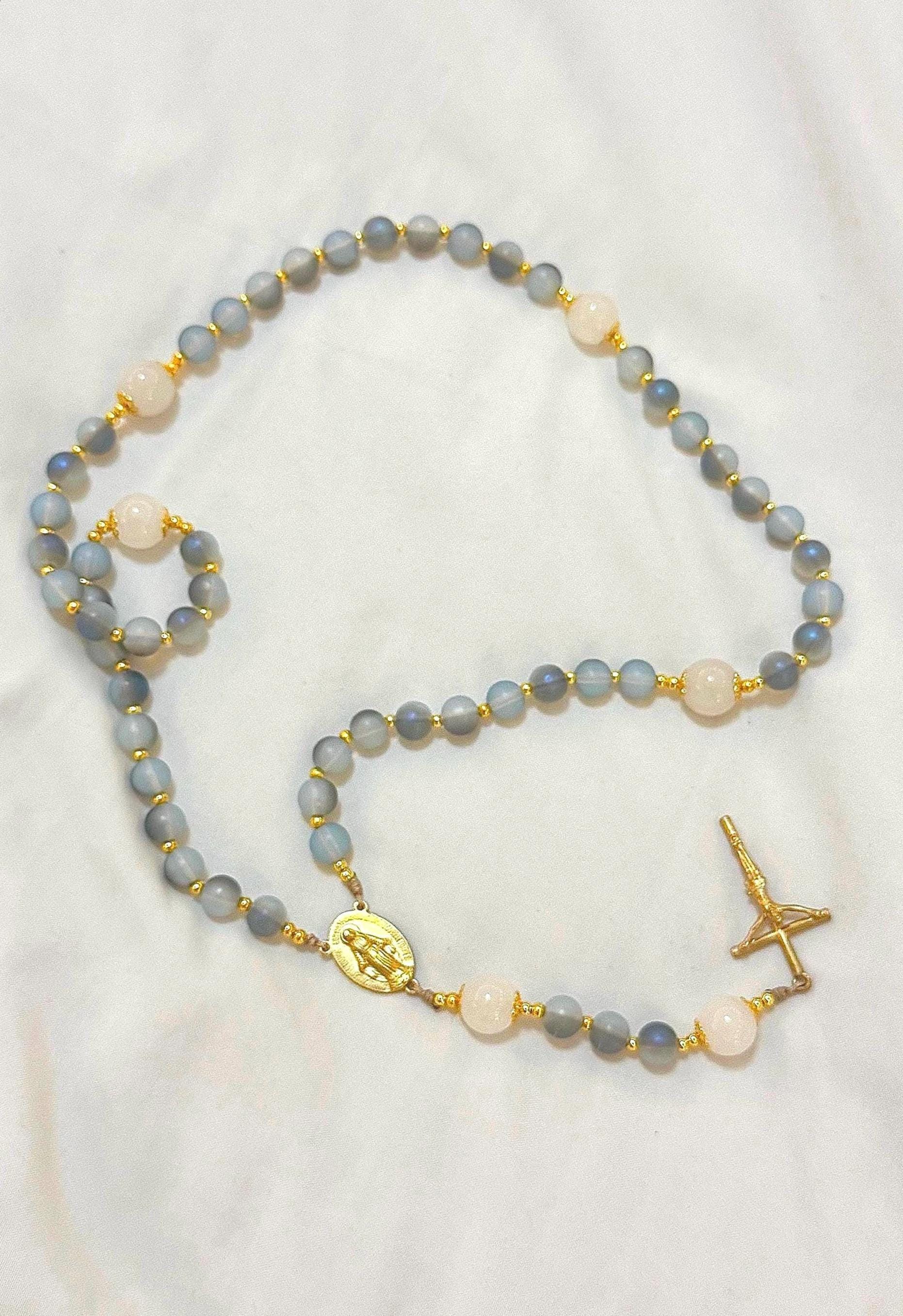 The “Red Sea” Handmade Blue Rosary