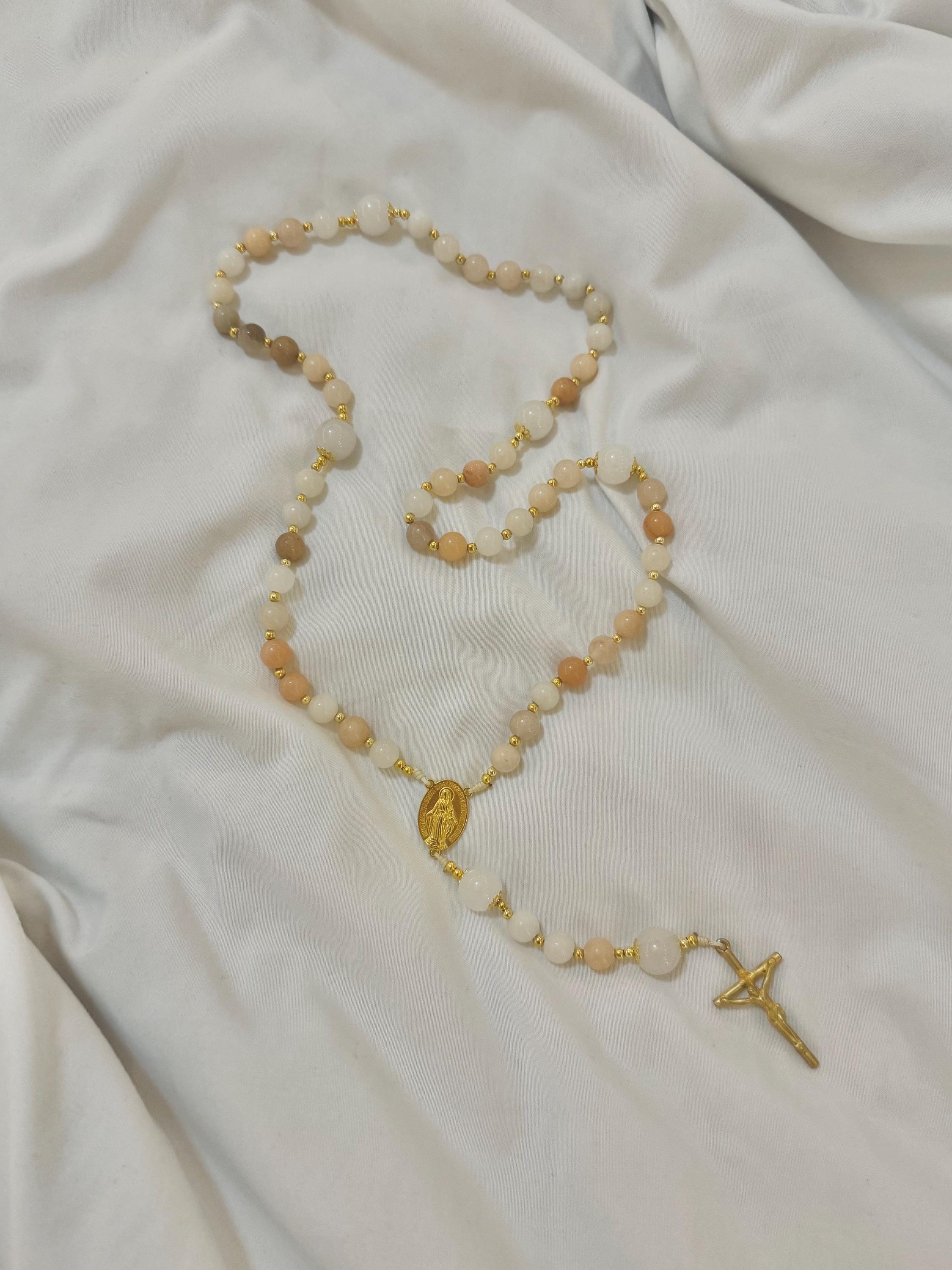 The “Love” Pink Handmade Rosary