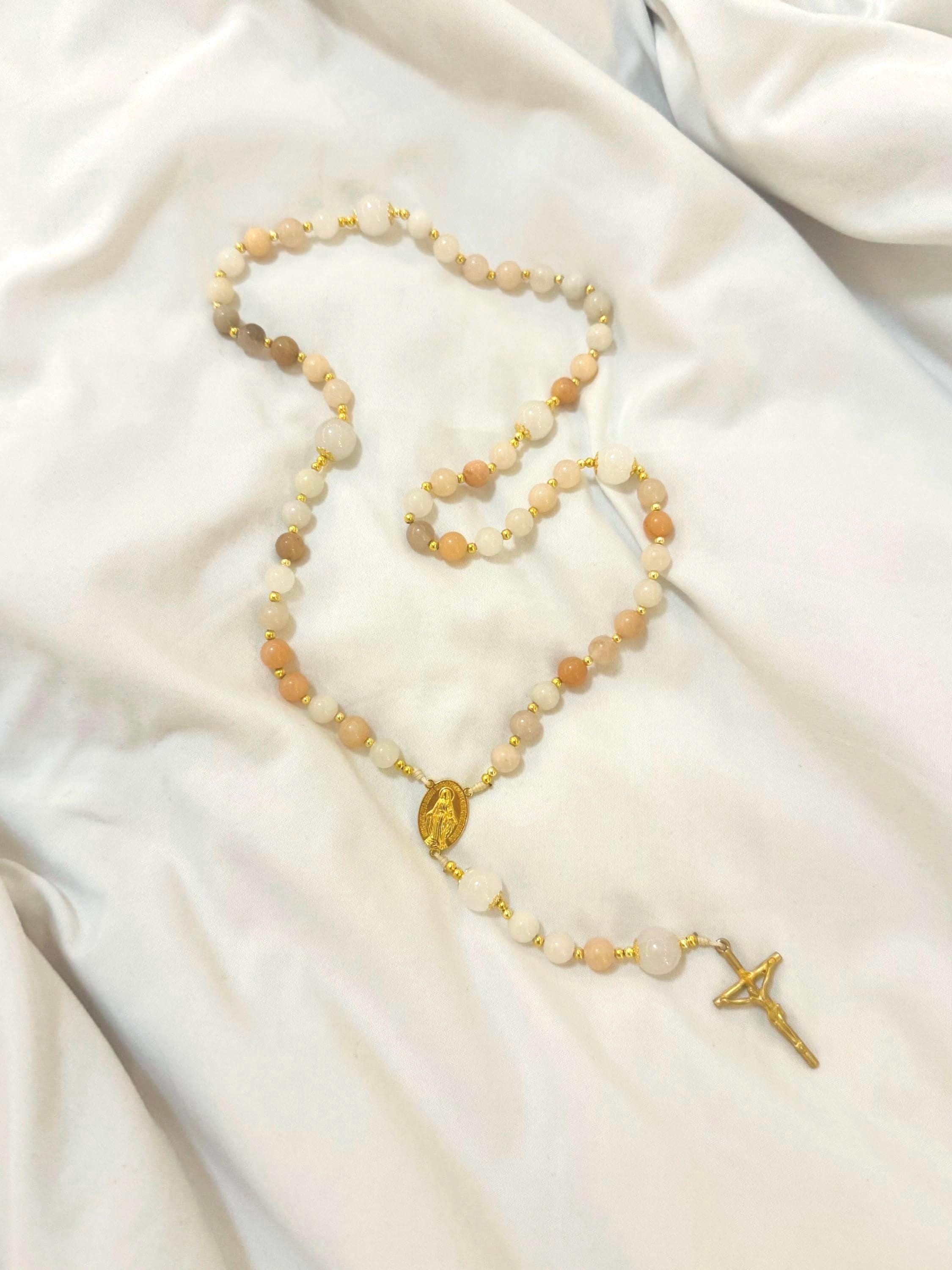 The “Love” Pink Handmade Rosary